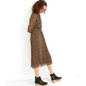 Madewell | Georgette Smocked-Neck Midi Dress | Folktale Paisley | SZ Small | NWT